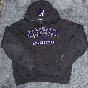 Champion Nazareth College Gray Hoodie